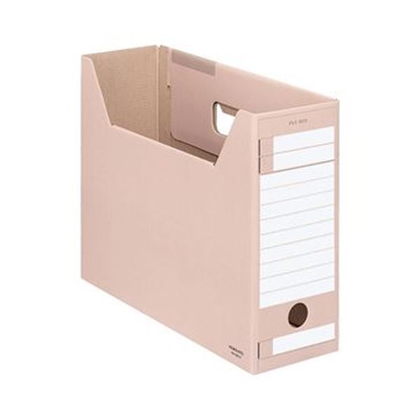 A4サイズの書類がぴったり収まる 収納効率の良いファイルボックス まとめ コクヨ ファイルボックス-FS Eタイプ A4ジャスボックス A4ヨコ 完売 ×10セット 21 35％OFF A4-LFE-P 背幅102mm 1セット 5冊 ピンク