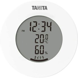 タニタ デジタル 温湿度計 ホワイト TT-585[21]