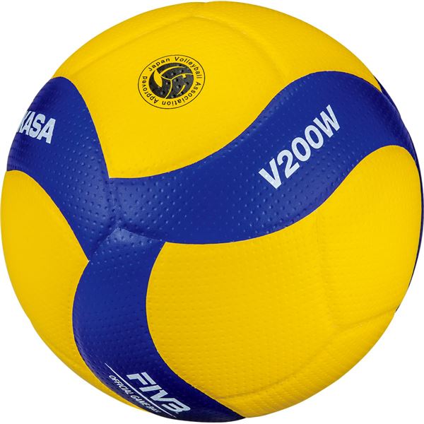 MIKASA ミカサ バレーボール5号球 おしゃれ 流行 国際公認球 V200W FIVB主催大会使用球 21