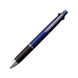 (まとめ) 三菱鉛筆 多機能ペン ジェットストリーム4＆1 0.7mm （軸色 ネイビー） MSXE510007.9 1本 【×10セット】 [21]