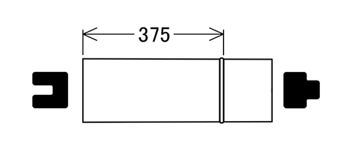 楽天市場】ホンマ製作所 黒耐熱 ステンレス半直筒 φ106mm【日本製