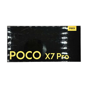 POCO X7 Pro ���K�i �������� 8GB+256GB �u���b�N Dimensity 8400-Ultra 6000mAh 90W�}���[�d 6.67�C���` AMOLED 120Hz 1.5K 5G �X�}�[�g�t�H�� SIM�t���[