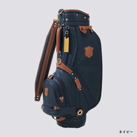 本間ゴルフ ヘリテイジ キャディバッグ 9型 ネイビー ブラウン ブラック HONMA GOLF CADDY BAG