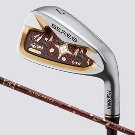 本間ゴルフ BERES AIZU Ladies 4Sグレード IRON(6 11 SW) ARMRQ MX ベレス レディース アーマック HONMA GOLF 会津絵 単品アイアン