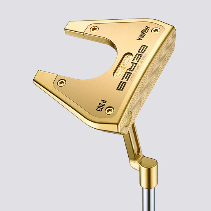 楽天市場】本間ゴルフ パター BERES P303 金メッキ仕上げ ベレス ネオ 