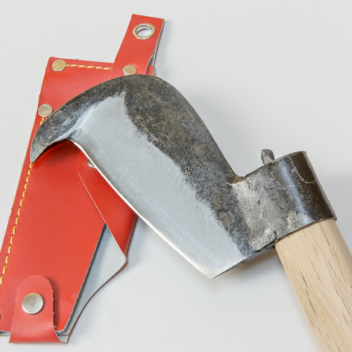 楽天市場】丸ヒツ鉈 紀州型350g白紙鋼 ケース付き(ナタ つる打ち 枝  