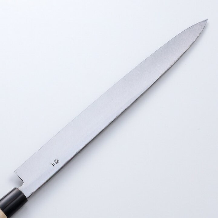 楽天市場】堺元兼 柳刃包丁 片刃 330mm 白紙2号水牛柄 木鞘付 極上品 