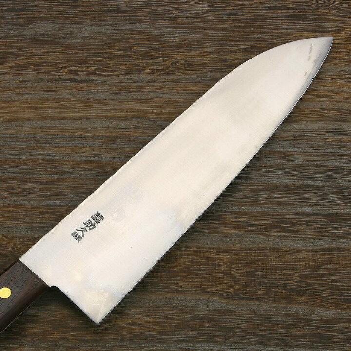 楽天市場】源 助久 牛刀 270mm 巾広 SK鋼 ローズ柄 : 刃物・道具の専門 