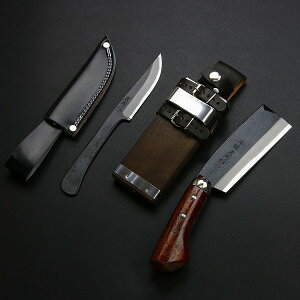 子供向け薪割り道具 東周作 共柄剣鉈 100mm 東周作 最高級 腰鉈 両刃 120mm