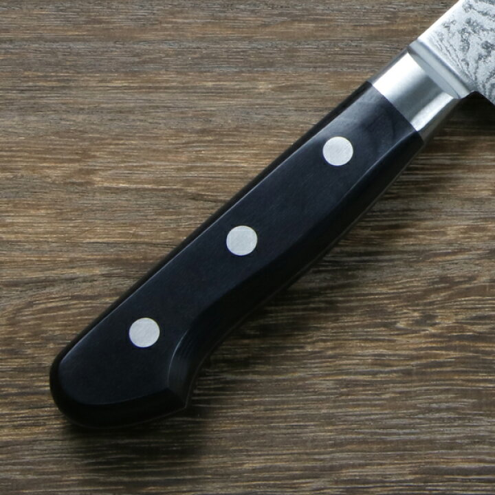 楽天市場】筋引包丁 両刃 240mm V金10号 ステンレス ダマスカス模様 共 