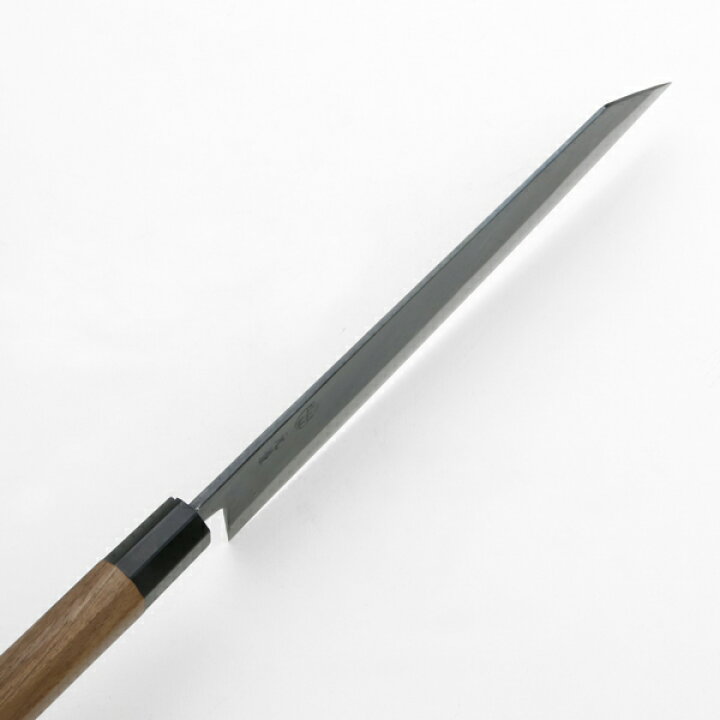 楽天市場】元兼 切付型 和牛刀 210mm 両刃 青紙1号 割込み 黒打ち 