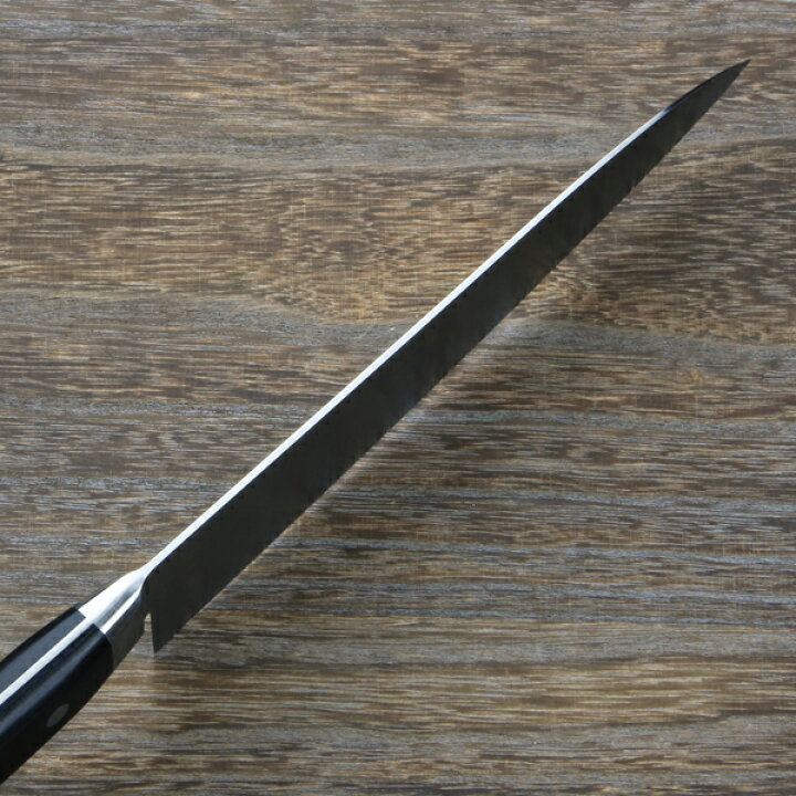 楽天市場】牛刀 両刃 210mm V金10号 ステンレス ダマスカス模様 共口金 