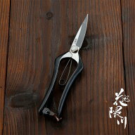 花隈川 芽切鋏 片刃 200mm (摘花 庭鋏 園芸 収穫 剪定 芽切り鋏)