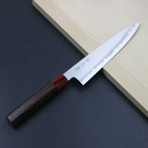 匠元兼 和牛刀 両刃 210mm 白紙1号 紫檀柄