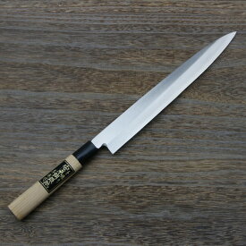 柳刃包丁 片刃 270mm 銀三ステンレス 桜柄 一般家庭用 規格外品