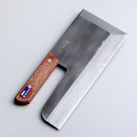 そば切り包丁 片刃 300mm 安来青紙鋼 鋼付 本刃付け 木柄 (麺切り 包丁、蕎麦切り包丁、蕎麦包丁、年越しそば、うどん 日本製)