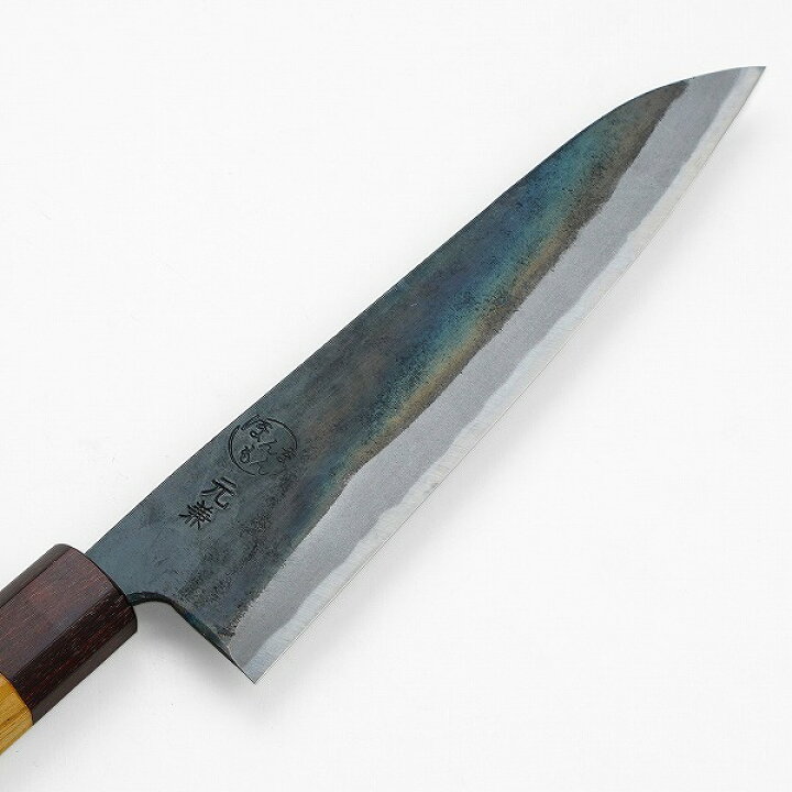 楽天市場】元兼 和牛刀 180mm 両刃 青紙1号 割込み 黒打ち仕上げ 