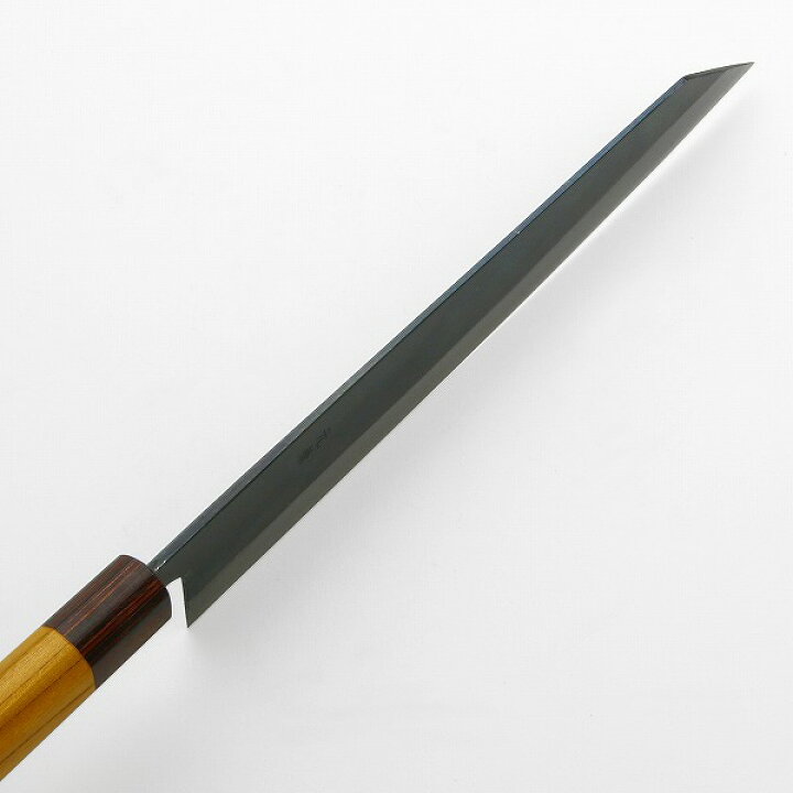 楽天市場】元兼 切付型 和牛刀 240mm 両刃 青紙1号 割込み 黒打ち 