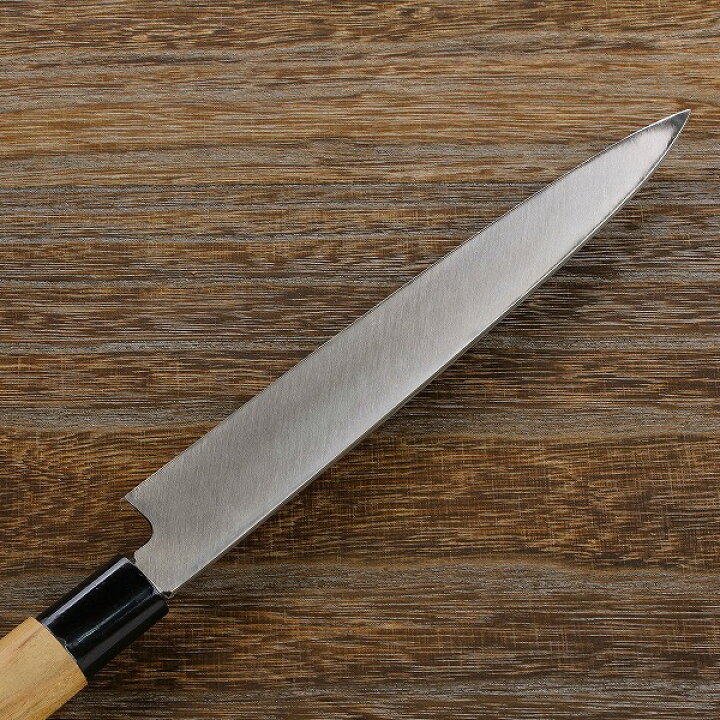 楽天市場】柳刃包丁 片刃 210mm 銀三ステンレス 桜柄 一般向け(和包丁  