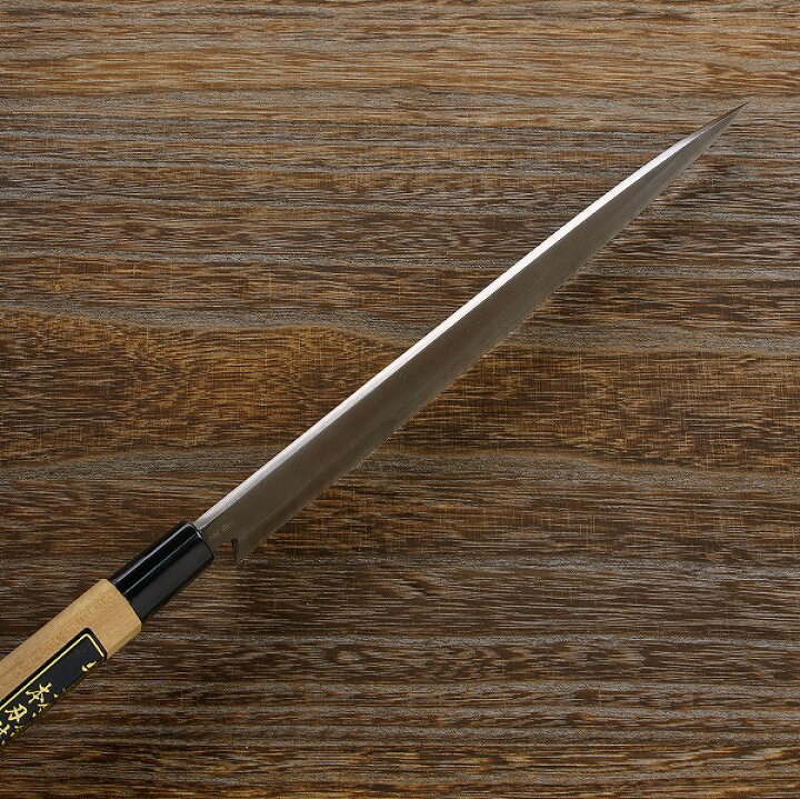楽天市場】柳刃包丁 片刃 240mm 銀三ステンレス 桜柄 一般向け(敬老の 