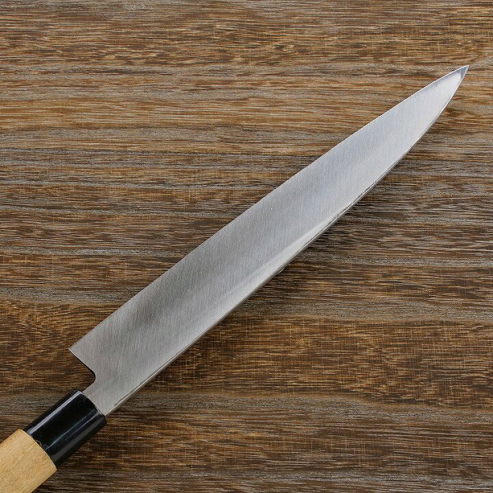 楽天市場】柳刃包丁 片刃 240mm 銀三ステンレス 桜柄 一般向け(敬老の  