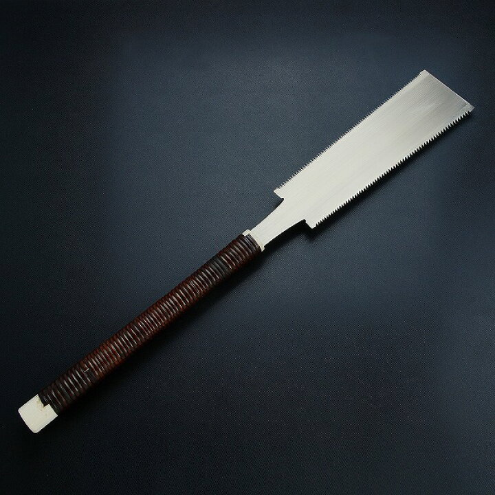 楽天市場】あかがね順太郎作 替刃式 両刃鋸 本体 240mm 九寸目 藤巻柄 