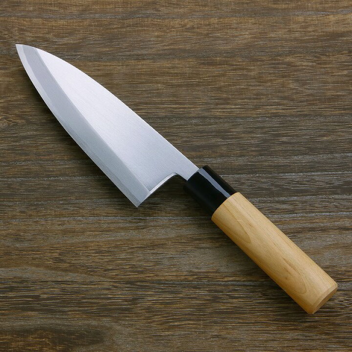 楽天市場】出刃包丁 片刃 150mm 白紙2号 左利き用(和包丁 出刃 捌き  