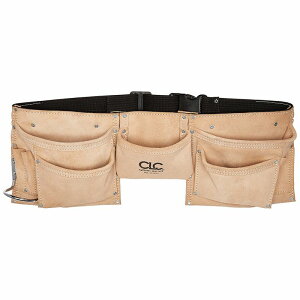 ★CUSTOM LEATHERCRAFTカスタムレザークラフト★1370X3ヘビーデューティースエードワークエプロン(8ポケット)