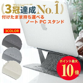 店内ポイント10倍！買い回りチャンス！【楽天1位 13冠】雑誌掲載商品GOODA 進化版 ノートパソコンスタンド 折りたたみ式 貼り付け 超軽量 極薄 [13−16インチ] pcスタンド stand laptop ラップトップ AVALIT 送料無料