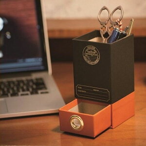 小さな引き出し付きペンスタンド!DOUBLEBOTTOM EMA インテリア雑貨&キッチン雑貨のお店hono おしゃれ かわいい プレゼント ギフト 内祝い 小物