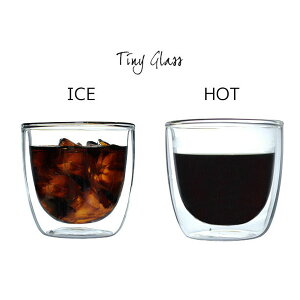 �n���h���C�h�̏����ȃK���X�V���[�Y Double wall glass�i�_�u���E�H�[���O���X�j 120ml�@6�Z�b�g �y�_�u���E�H�[���O���X �O���X �R�b�v �ϔM�K���X�z �L�b�`���G�� ������� �i�`������ �L�b