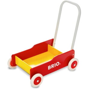 【ラッピング対応】BRIO（ブリオ） 手押し車（赤） 【BRIO】 【ブリオ プレゼント 出産祝い おもちゃ 知育玩具 プレゼント プチギフト 子供 玩具 BRIO ブリオ】