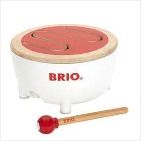【ラッピング対応】家族みんなで楽しめる！ BRIO（ブリオ）ドラム 出産祝い 木のおもちゃ 玩具 楽器