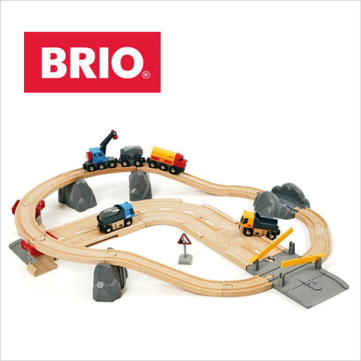 楽天市場】レール＆ロードシリーズの新製品！”BRIO（ブリオ）”レール 