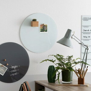 ガラス製のメッセージボード!”NAGA”Magnetic glass board(マグネチックガラスボード)Circleφ45cm【掲示 マグネットボード】 インテリア雑貨&キッチン雑貨のお店hono おしゃれ かわいい プレゼ
