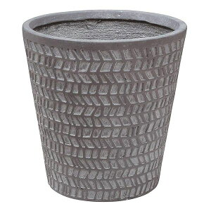 グラスファイバー製のプランター!GEOMETRIC POT(ジオメトリックポット)ベーシックS【鉢 幾何学模様 花器 底穴】