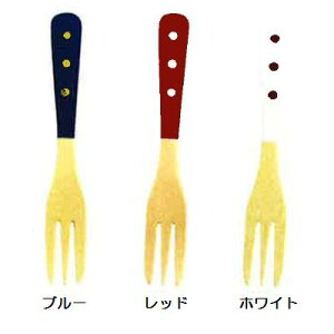 天然竹に塗分を施したフォーク!シュガードロップス白竹フォーク×6本【キッチン キッチングッズ プレゼント プチギフト にも!】 キッチン雑貨 おしゃれ ナチュラル キッチングッズ プレ