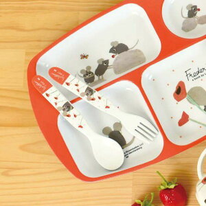 yĊɂ~LbYJg[IhLeo LionniiIEIjjhMELAMINE SPOON&FORK×3ZbgyI[j tfbN p[eB[ ˂ G{ tY Xv[ tH[Nz