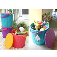 オシャレバケツの新定番！ omnioutil bucket オムニウッティ（フタ付バケット）Lサイズ（10L） 【バケツ…