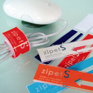 コードを束ねるケーブルタイ！ Zipets Cable Ties 2pcs×6パック 【結束バンド】【ケーブルタイ】【コー…