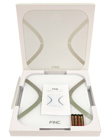 【優良中古★安心30日保証】FiNC SmartScale スマホ連動 体組成計 自動記録 Bluetooth 薄型 高性能体重計 BMI 内臓脂肪