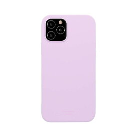 MOTTERU (モッテル) sofumo iPhone 12 / 12Pro ケース シリコン マット加工 薄型 ワイヤレス充電対応 日本メーカー パープル (lavender) MOT-SOFUMO12MP-PU