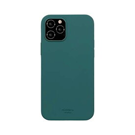 MOTTERU (モッテル) sofumo iPhone 12 / 12Pro ケース シリコン マット加工 薄型 ワイヤレス充電対応 日本メーカー グリーン (matcha) MOT-SOFUMO12MP-GR