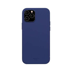 MOTTERU (モッテル) sofumo iPhone 12 / 12Pro ケース シリコン マット加工 薄型 ワイヤレス充電対応 日本メーカー ネイビー (midnight) MOT-SOFUMO12MP-NV