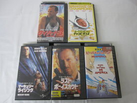 HVS02664【送料無料】【中古・VHSビデオセット】「ビーバス＆バットヘッド　ラストボーイスカウト　マーキュリー・ライジング　ブレックフアースト オブ チャンピオンズ　ダイ・ハード3 字幕スーパー版 ＜ブルース ウィリス＞ ●5本●」