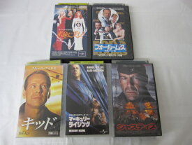 HVS02667【送料無料】【中古・VHSビデオセット】「ジャスティス　マーキュリー・ライジング　キッド　フォー・ルームス　永遠に美しく 字幕スーパー版 ＜ブルース ウィリス＞ ●5本●」