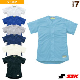 店内全品ポイント2倍【お買い物マラソン期間中】ジュニア用・無地メッシュシャツ／ユニフォームシャツ（US0001JM）『野球 ウェア（メンズ/ユニ） エスエスケイ』