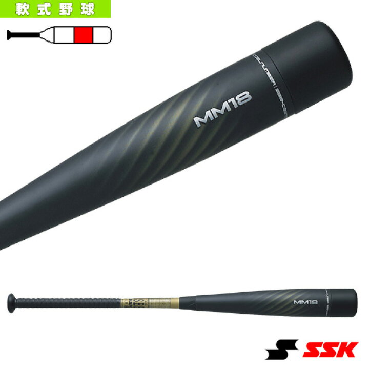 楽天市場】MM18 ミドル／一般軟式FRP製バット（SBB4023MD）『軟式野球 