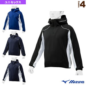 ストレッチニットフーディ/ハーフZIP(12JE0K26)『野球ウェア(メンズ/ユニ) ミズノ』