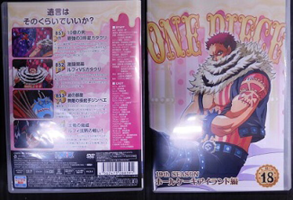 ONE PIECE ワンピース 19thシーズン ホールケーキアイランド編 R-18　田中真弓、岡村明美、平田広明【中古】